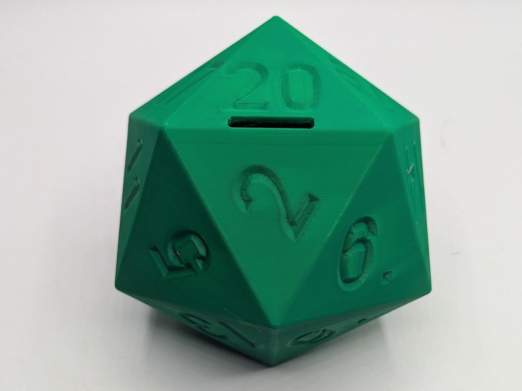 D20 Dice Moneybox, Gift for Role Playing Table Top Gamer, D20 Pot Table Top Gaming, RPG Dice Moneybox Gift, Dice Shaped Moneybox, D20 Gift