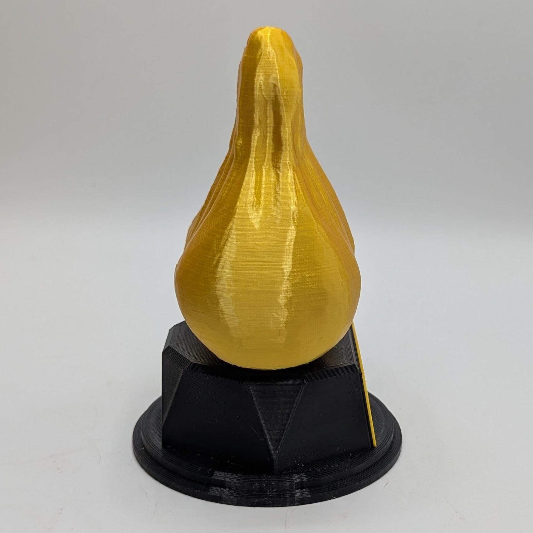 Personalised Ballsack Trophy, Ballsack Shape Gift, Ballbag Award Gift, Ballbag Joke Gift, Custom Trophy Award, Biggest Ballsack Award Gift