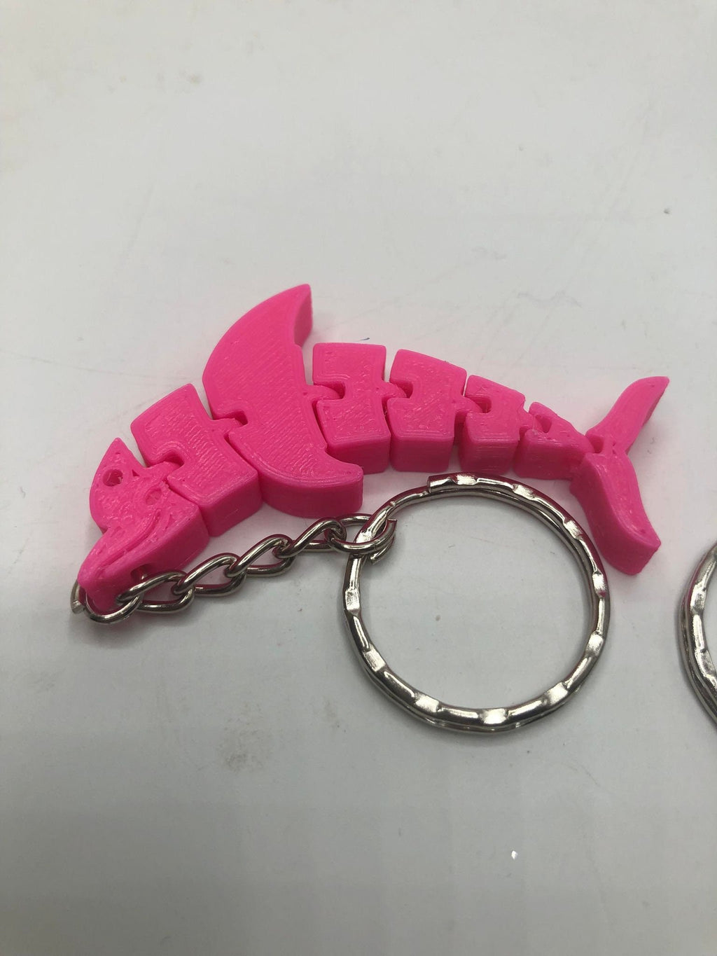 Flexible Dolphin Keyring, Dolphin Shaped Keyring, Articulated Dolphin, Flexible Bendy Dolphin Bag Tag, Sealife Keyring, Under 5 Pound Gift