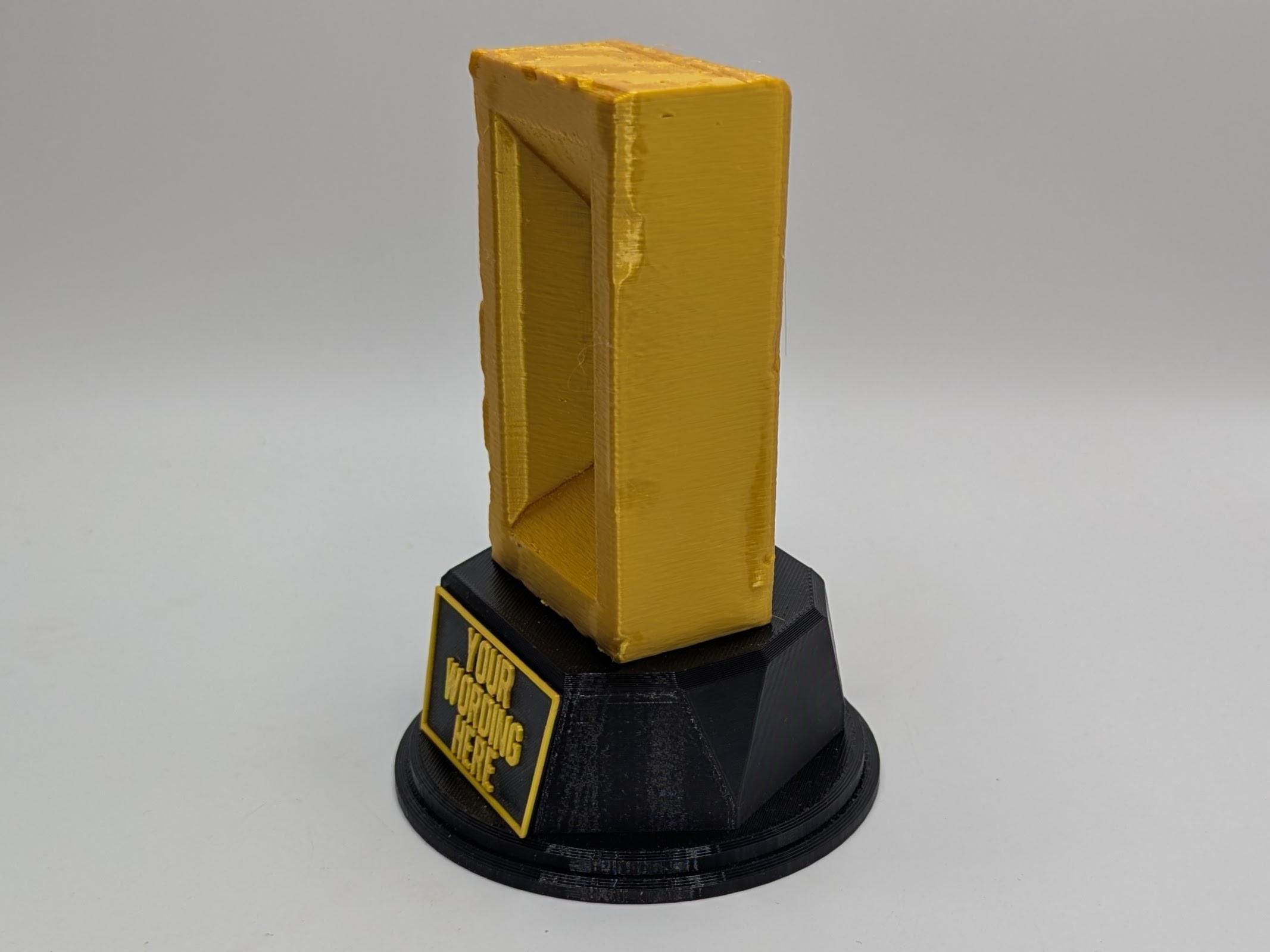 Personalised Brick Trophy, Brick Shape Gift, Brick Award Gift, Bricklayer Trophy, Builder Award Trophy, DIY Trophy Gift, Best Brickie Award