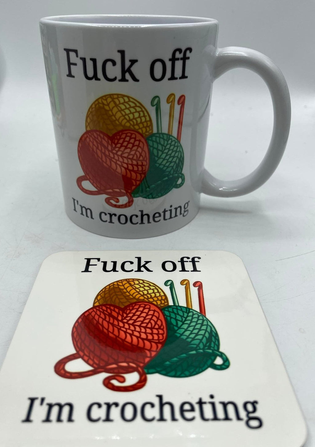 Fuck off I’m Crocheting Mug, Funny Gift for Crocheter, Crochet Gift, Crochet Lover Mug, Crochet Queen Gift, Crochet for her, Crochet for him