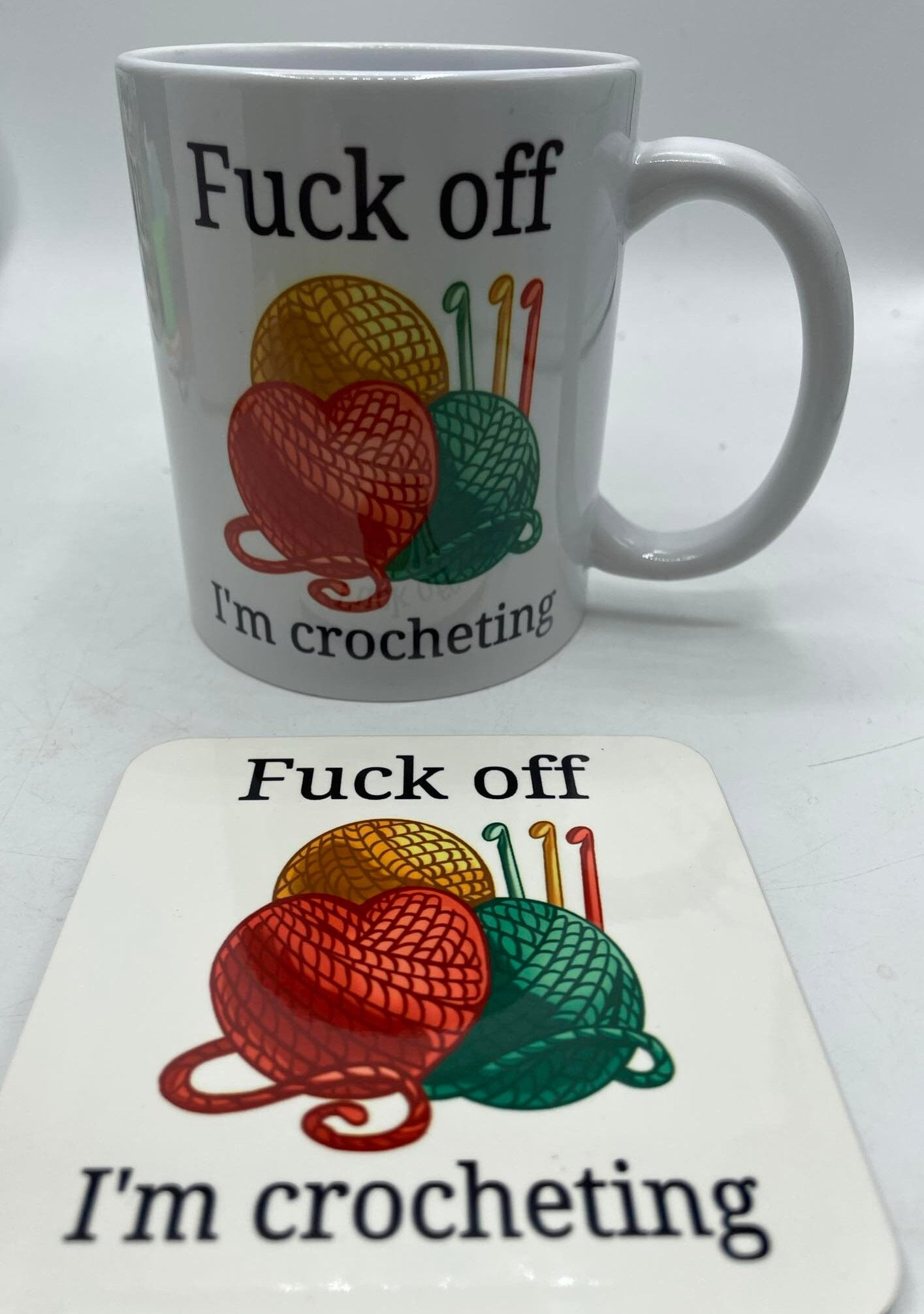 Fuck off I’m Crocheting Mug, Funny Gift for Crocheter, Crochet Gift, Crochet Lover Mug, Crochet Queen Gift, Crochet for her, Crochet for him