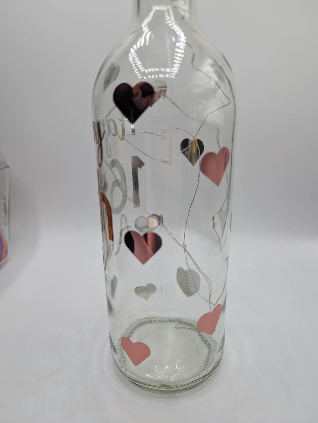 Personalised Light Up Bottle, Milestone Birthday Gift, Sweet 16th Gift, Special 18th Keepsake, 30 Today, 40th Present