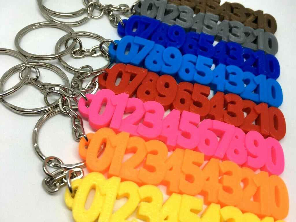 Phone Number Keyrings, Get Lost Keys Back, Telephone Number Keyring, Family Day Out, Lost Child, ASD, ADHD, Alzheimer's, Dementia, Under 5