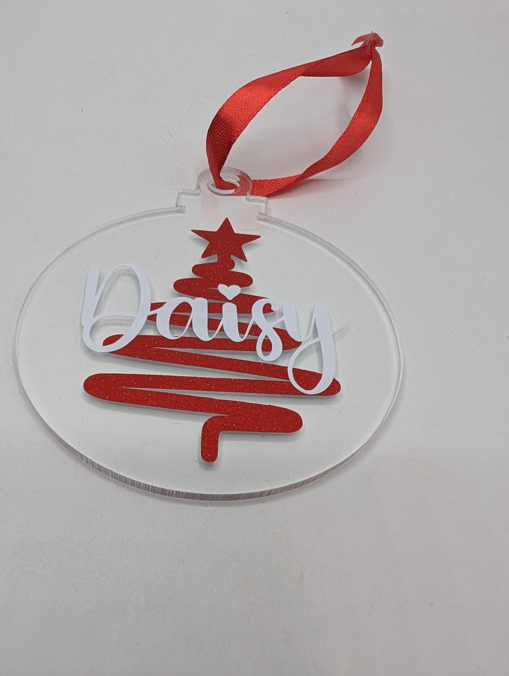 Personalised Christmas Bauble, Christmas Tree Bauble, Tree Personalised Decoration, Custom Bauble, Stocking Filler, Christmas Tree Decor