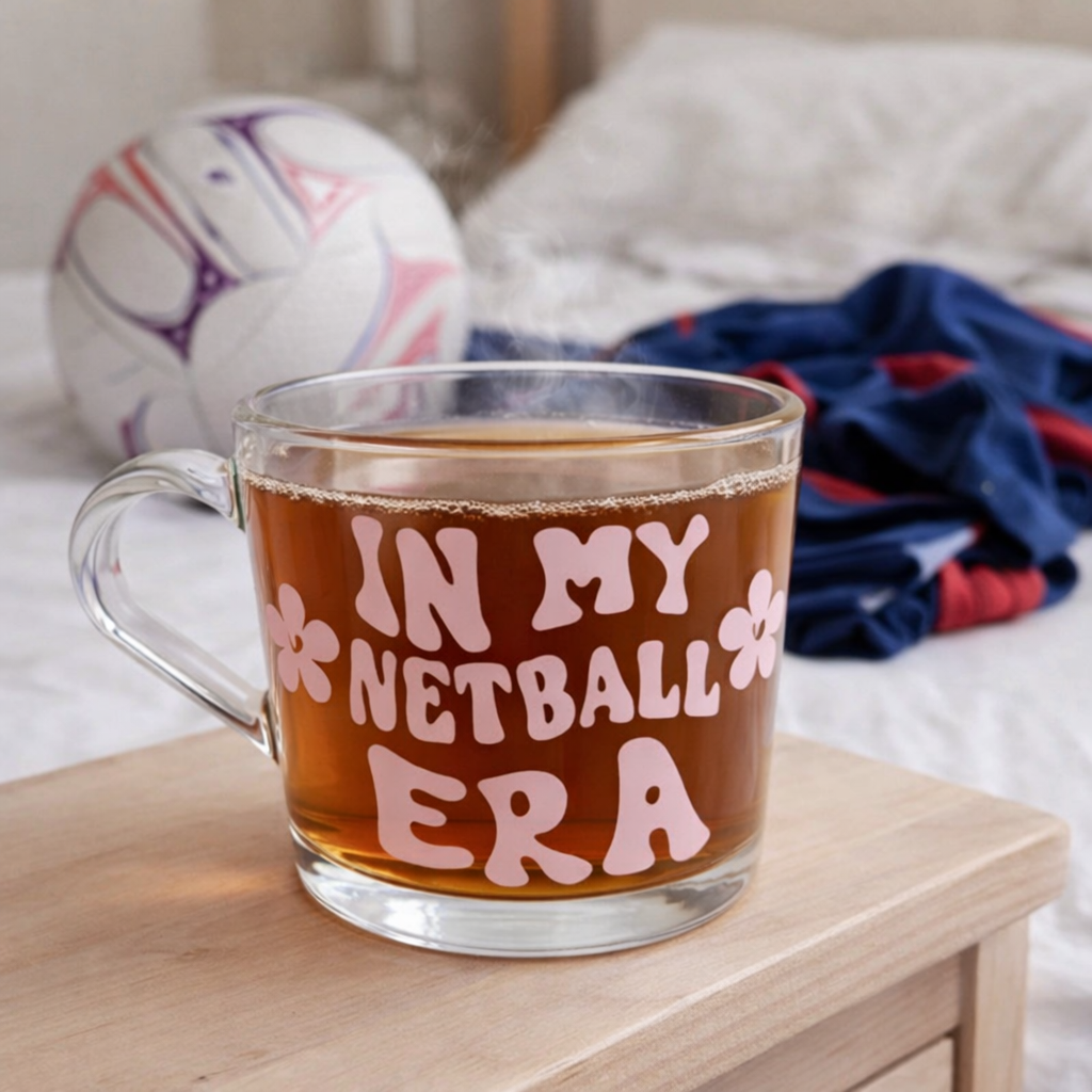 My Netball Era Mug, Gift for Her, Netball Team Present, Present For Her, Birthday Present, Netball Coach Gift, Netball Player Mug, Netball