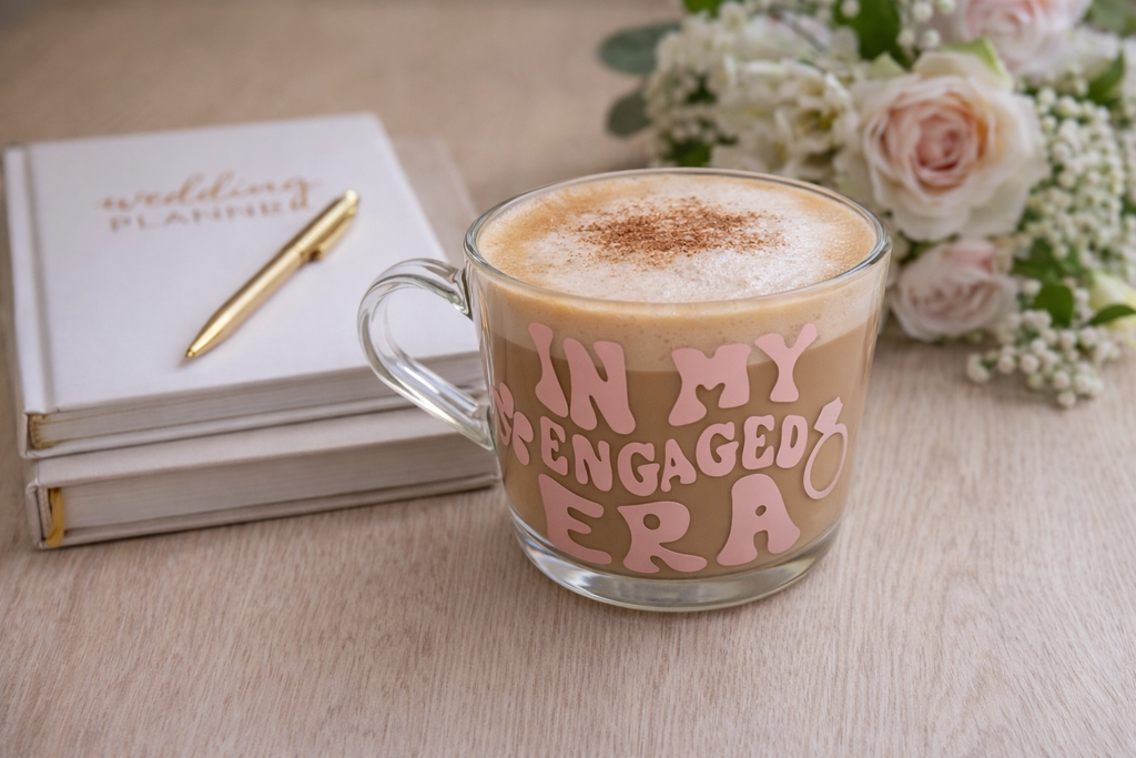 My Engaged Era Mug, Gift for Her, Engagement Gift, Present For Her, Birthday Present, Engagement Present, Congratualations Gift, Bride To Be