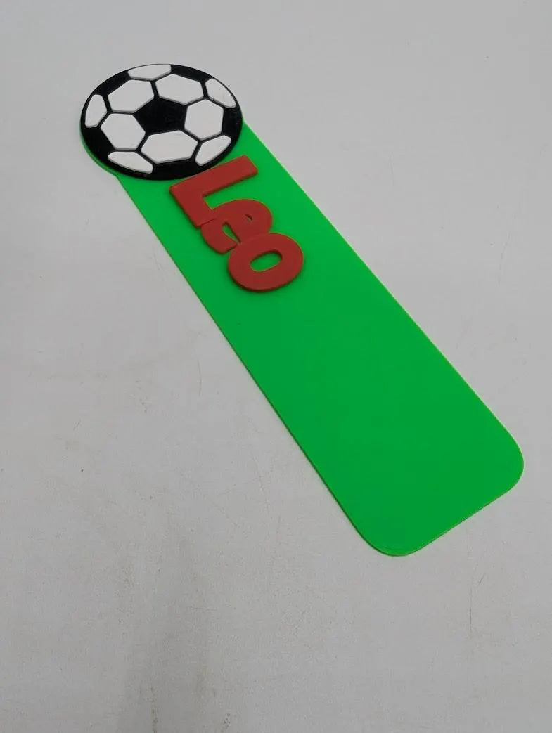 Custom Football Bookmarks, Soccer Bookmark, Football Reading, Football Lover, Soccer Bookmark, Football Party, Ready to Post, Under 5 Pound