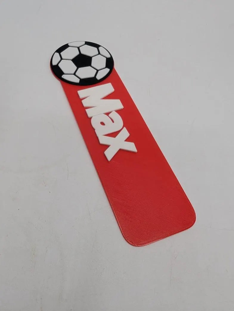 Custom Football Bookmarks, Soccer Bookmark, Football Reading, Football Lover, Soccer Bookmark, Football Party, Ready to Post, Under 5 Pound