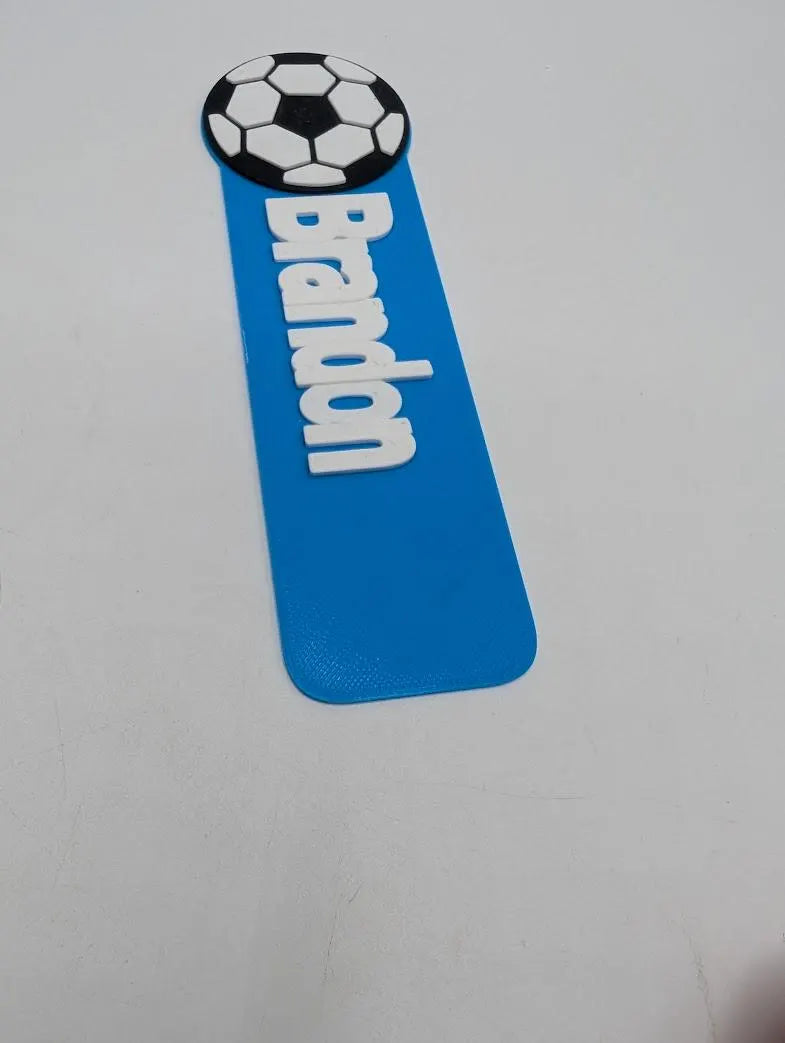 Custom Football Bookmarks, Soccer Bookmark, Football Reading, Football Lover, Soccer Bookmark, Football Party, Ready to Post, Under 5 Pound