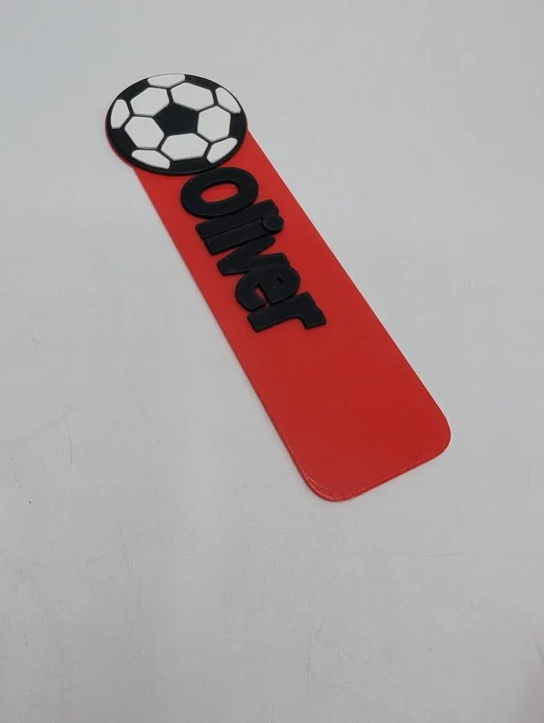 Custom Football Bookmarks, Soccer Bookmark, Football Reading, Football Lover, Soccer Bookmark, Football Party, Ready to Post, Under 5 Pound