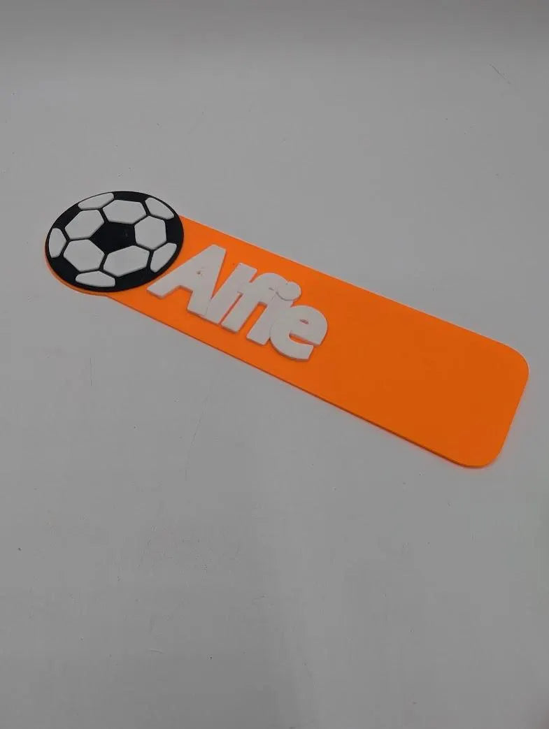 Custom Football Bookmarks, Soccer Bookmark, Football Reading, Football Lover, Soccer Bookmark, Football Party, Ready to Post, Under 5 Pound