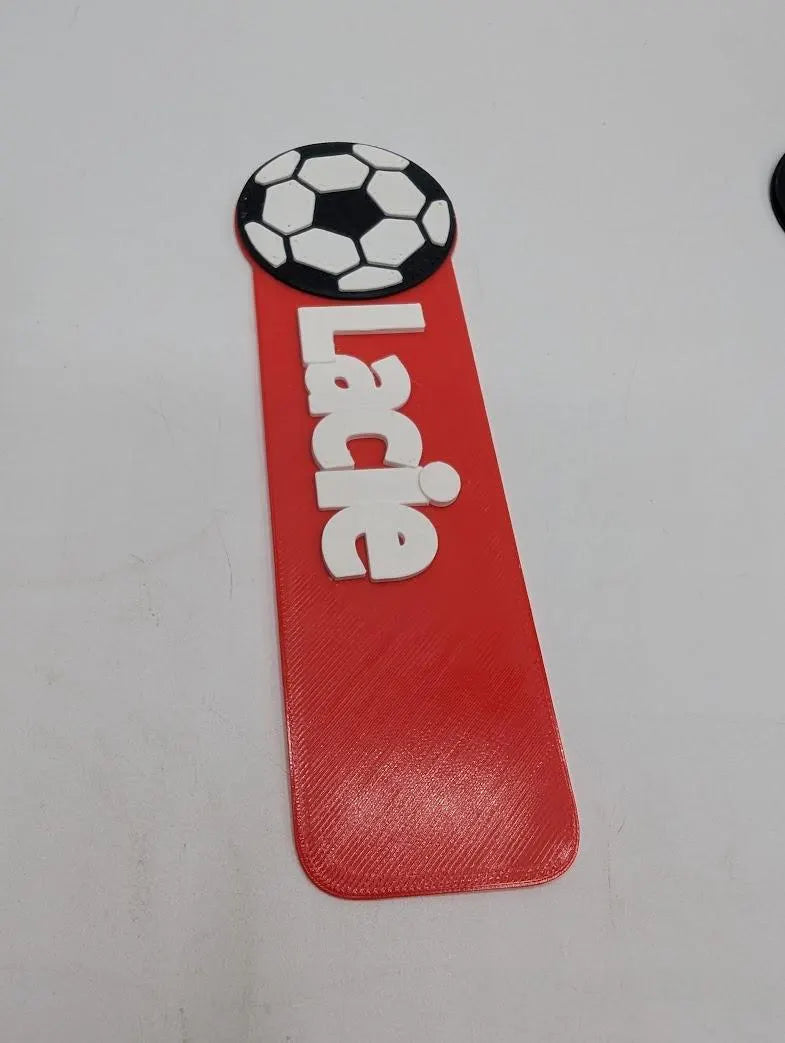 Custom Football Bookmarks, Soccer Bookmark, Football Reading, Football Lover, Soccer Bookmark, Football Party, Ready to Post, Under 5 Pound