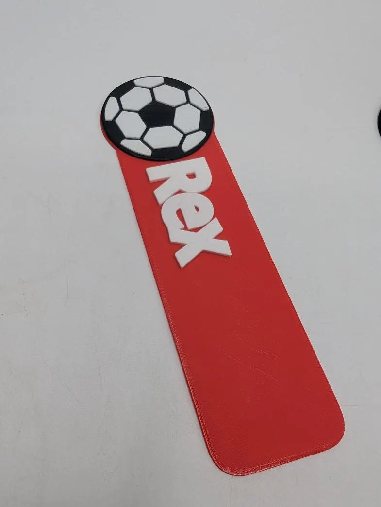 Custom Football Bookmarks, Soccer Bookmark, Football Reading, Football Lover, Soccer Bookmark, Football Party, Ready to Post, Under 5 Pound