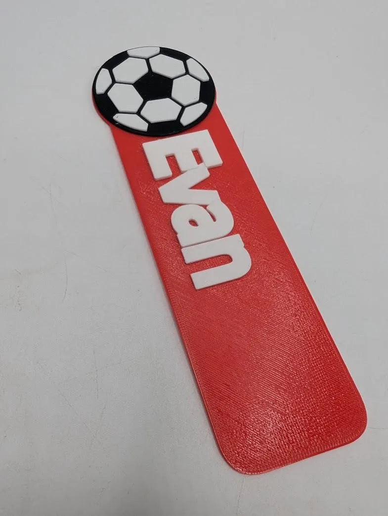 Custom Football Bookmarks, Soccer Bookmark, Football Reading, Football Lover, Soccer Bookmark, Football Party, Ready to Post, Under 5 Pound