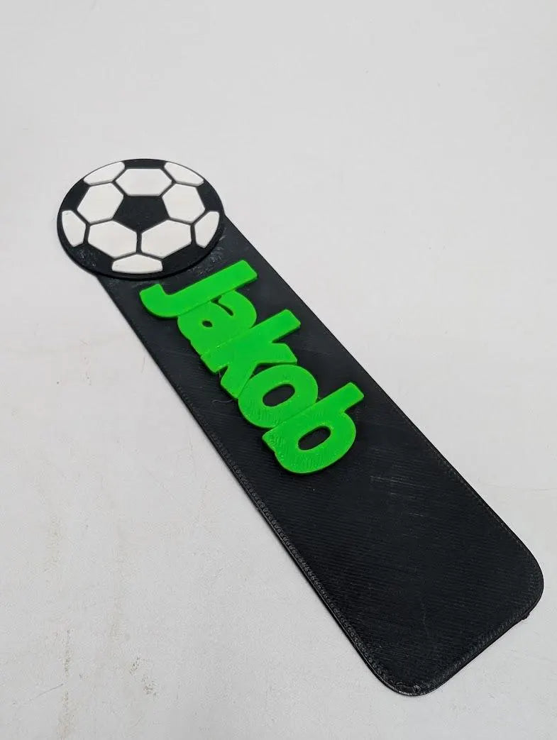 Custom Football Bookmarks, Soccer Bookmark, Football Reading, Football Lover, Soccer Bookmark, Football Party, Ready to Post, Under 5 Pound