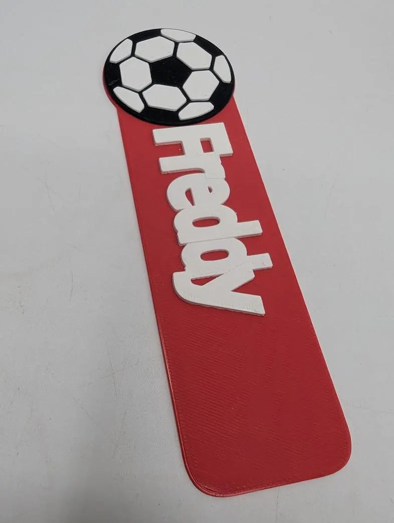 Custom Football Bookmarks, Soccer Bookmark, Football Reading, Football Lover, Soccer Bookmark, Football Party, Ready to Post, Under 5 Pound