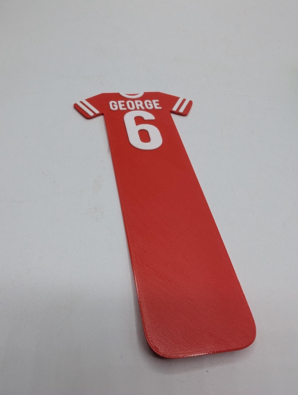 Custom Football Shirt Bookmark, Soccer Gift, Football Reading, Football Lover Gift, Soccer Bookmark, Party Bag, Under 5 Pound, Ready to Post