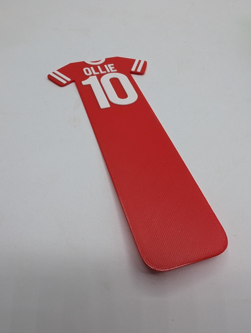 Custom Football Shirt Bookmark, Soccer Gift, Football Reading, Football Lover Gift, Soccer Bookmark, Party Bag, Under 5 Pound, Ready to Post