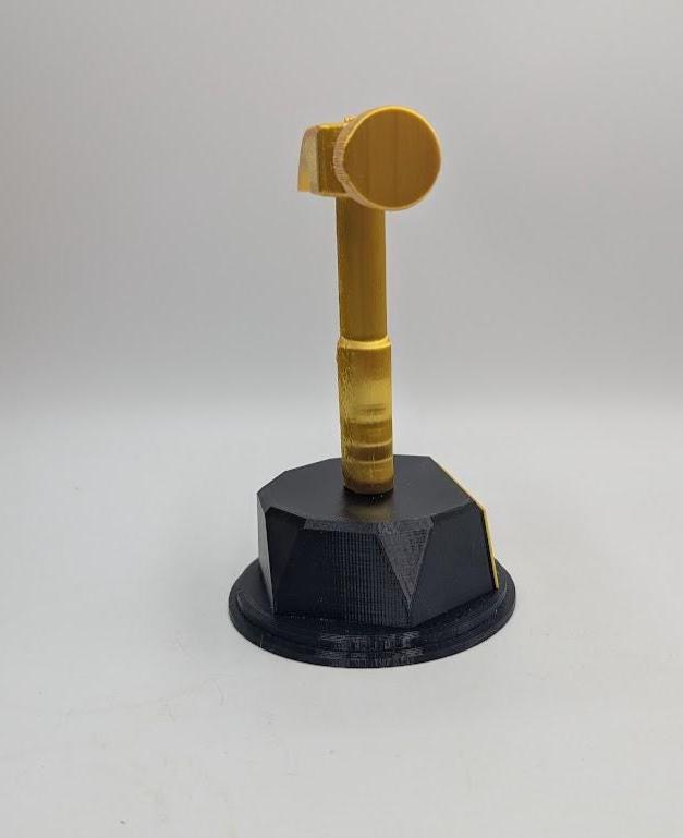 Personalised Hammer Trophy, Hammer Shaped Award, Custom Trophy Gift, Builder Trophy, Carpenter Gift, Custom Hammer Award, Workman Trophy