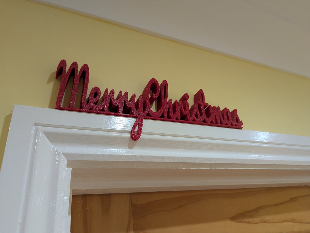 Merry Christmas Door Sign, Christmas Door Sign, Door Topper, Custom Door Sign, Christmas Decoration, Above Door Sign, Quirky Door Sign