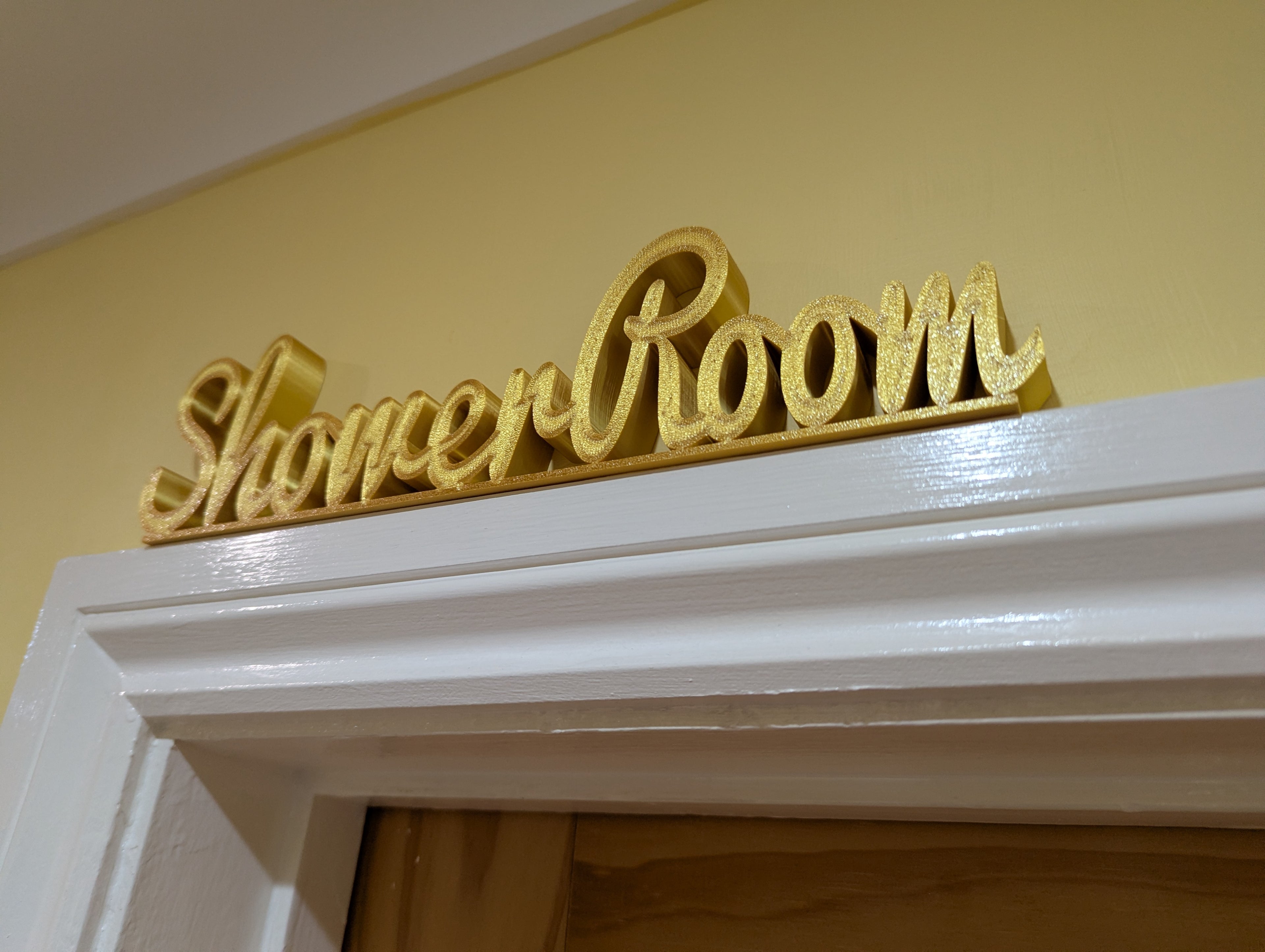 Shower Room Door Sign, Toilet Door Sign, Plaque for Toilet, Custom Door Sign, The Loo, Toilet Sign, Door Topper, Bathroom Sign, Above Door