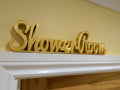 Shower Room Door Sign, Toilet Door Sign, Plaque for Toilet, Custom Door Sign, The Loo, Toilet Sign, Door Topper, Bathroom Sign, Above Door