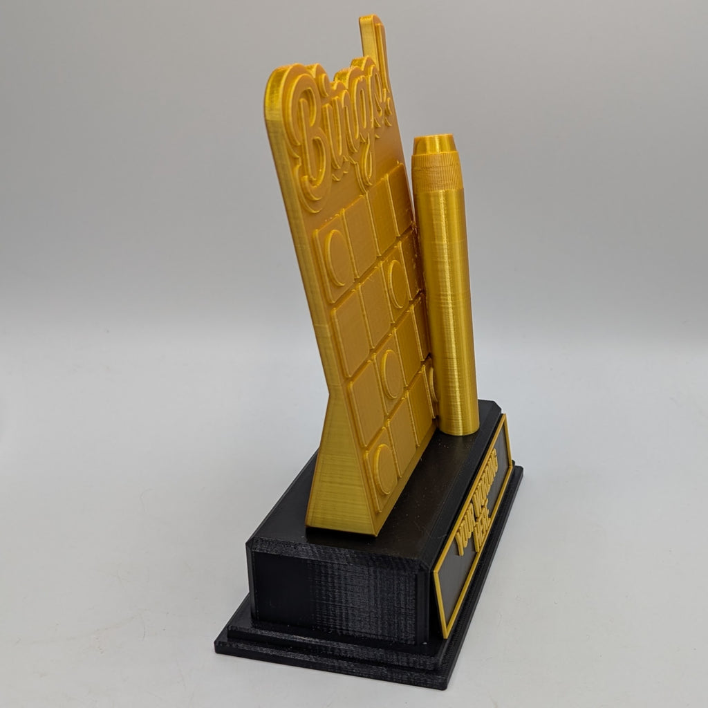 Personalised Bingo Trophy, Bingo Award Gift, Bingo Joke Gift, Custom Trophy Award, Bingo Card Shaped Gift, Best Bing Award, Bingo Lover