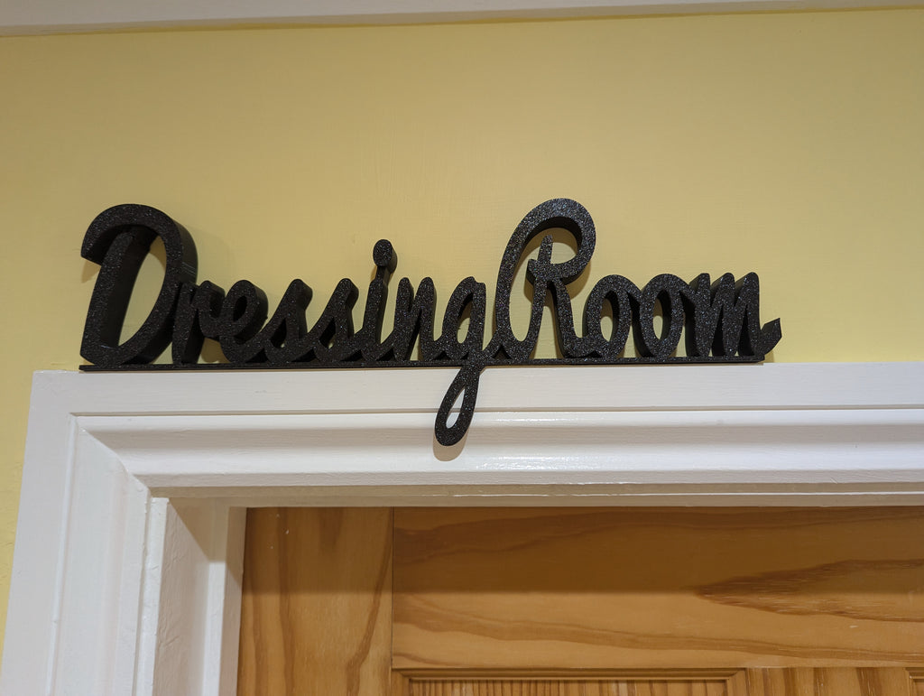 Dressing Room Door Sign, Bedroom Door Sign, Utility Room, Toilet Door Sign, Bathroom Door Sign, Custom Door Sign, Utility Sign, Door topper