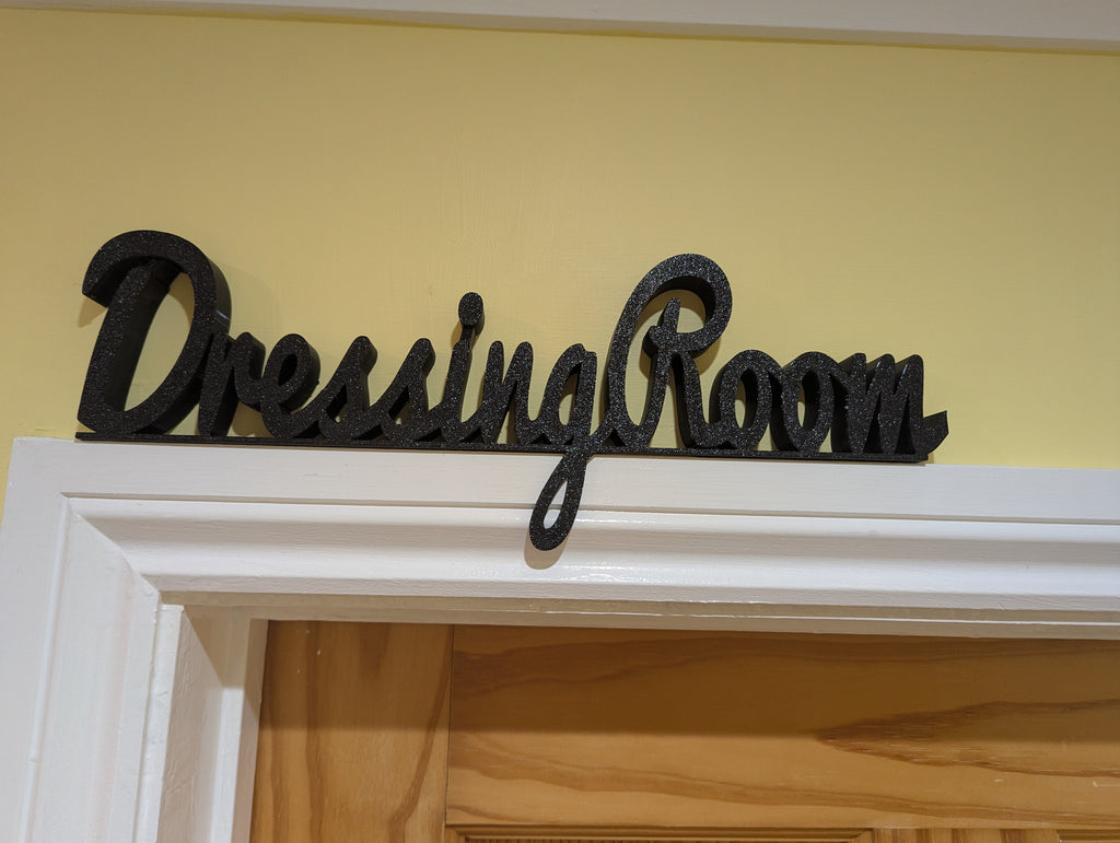 Dressing Room Door Sign, Bedroom Door Sign, Utility Room, Toilet Door Sign, Bathroom Door Sign, Custom Door Sign, Utility Sign, Door topper