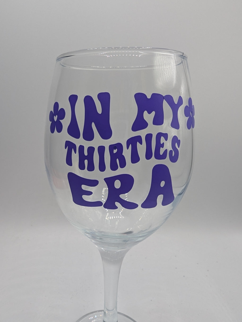 My Thirties Era Glass, Gift for Her, 30th Birthday Present, Present For Her, 30 Today Glass, Birthday Glass Present, 30th Birthday Milestone