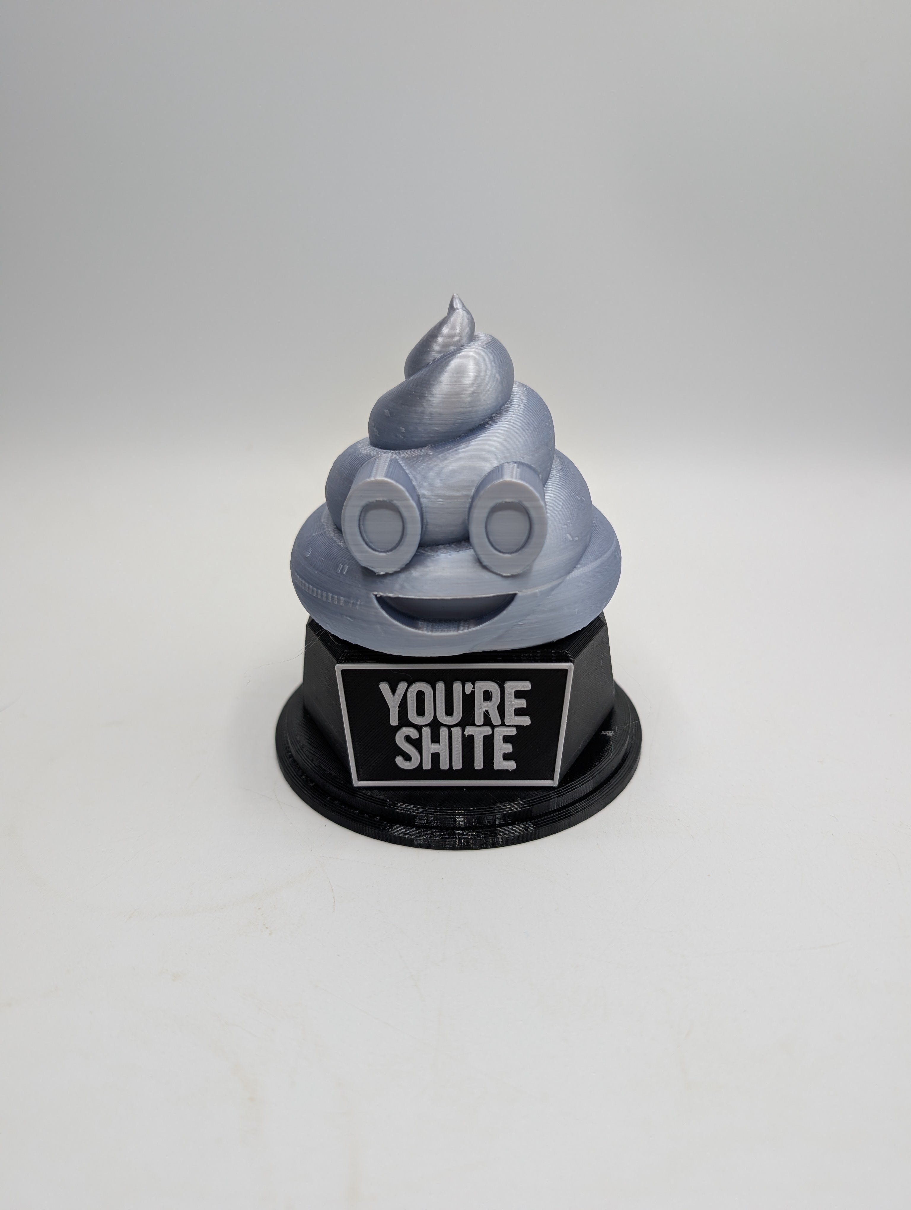 You're Shite Poop Trophy, Crap Trophy, Shit Trophy, Golden Poo Gift, Poop Gift, Office Funny Poop Award, Poop Joke Trophy, Poo Secret Santa