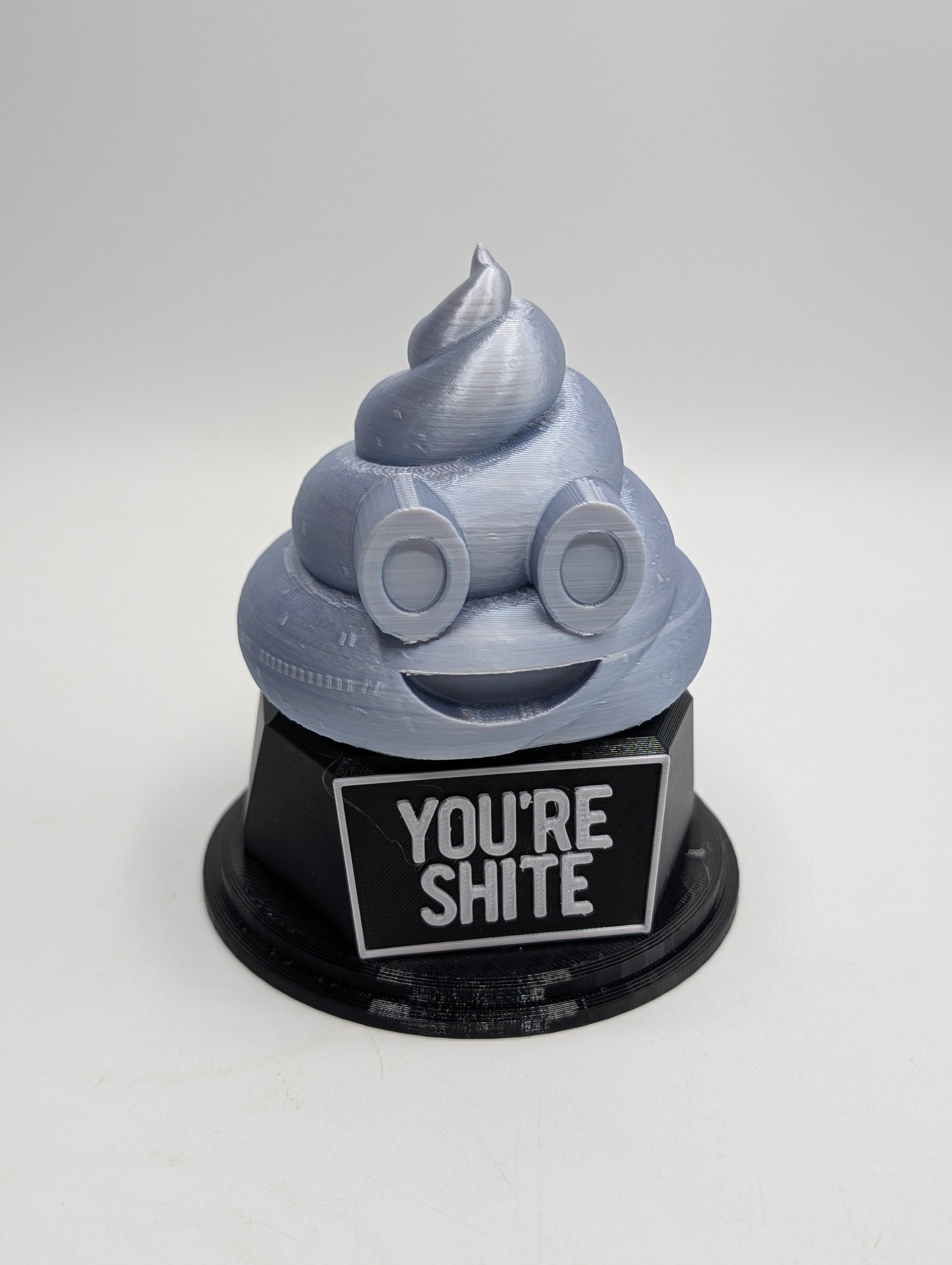 You're Shite Poop Trophy, Crap Trophy, Shit Trophy, Golden Poo Gift, Poop Gift, Office Funny Poop Award, Poop Joke Trophy, Poo Secret Santa