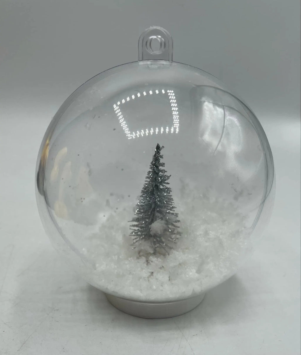 Personalised Glitter Tree Snow Globe Christmas Bauble / Tree Personalised Decoration / Name Bauble / Personalised Christmas Ornament Gift