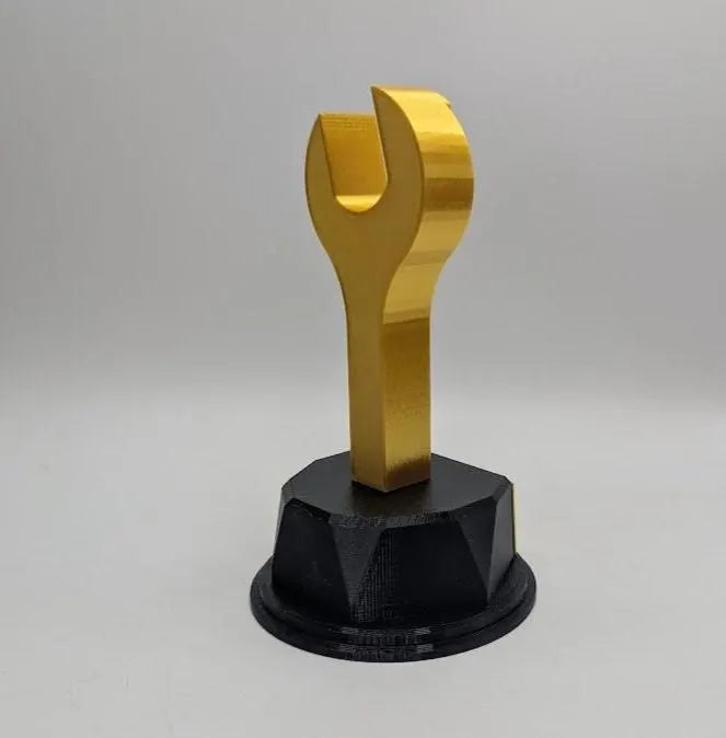 Personalised Spanner Trophy, Spanner Shaped Award, Custom Trophy Gift, Builder Trophy, Carpenter Gift, Custom Spanner Award, Workman Trophy