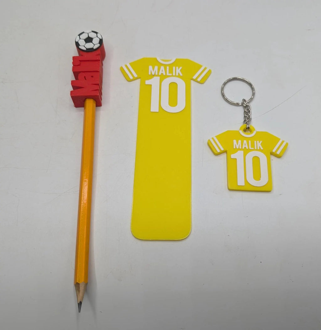 Personalised Football Set, Football Party Bag Gift, Soccer Gift Set, Football Reading, Football Lover Gift, Football Stocking Filler