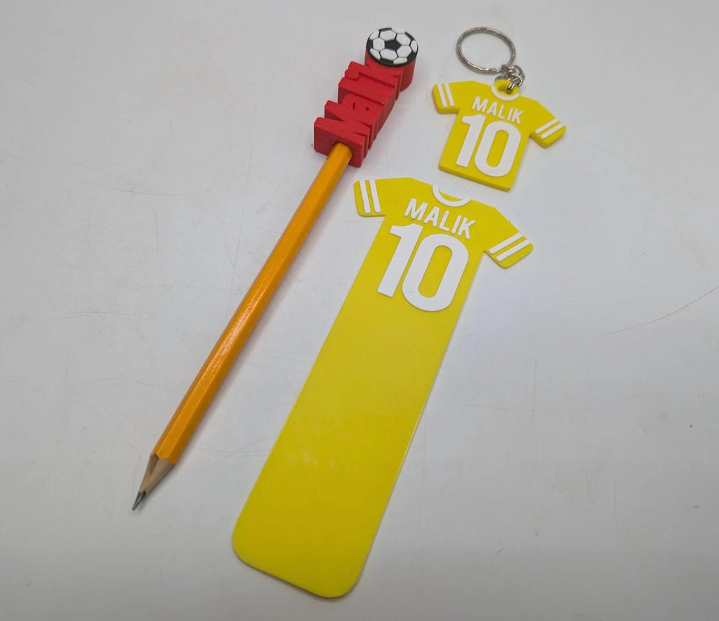 Personalised Football Set, Football Party Bag Gift, Soccer Gift Set, Football Reading, Football Lover Gift, Football Stocking Filler