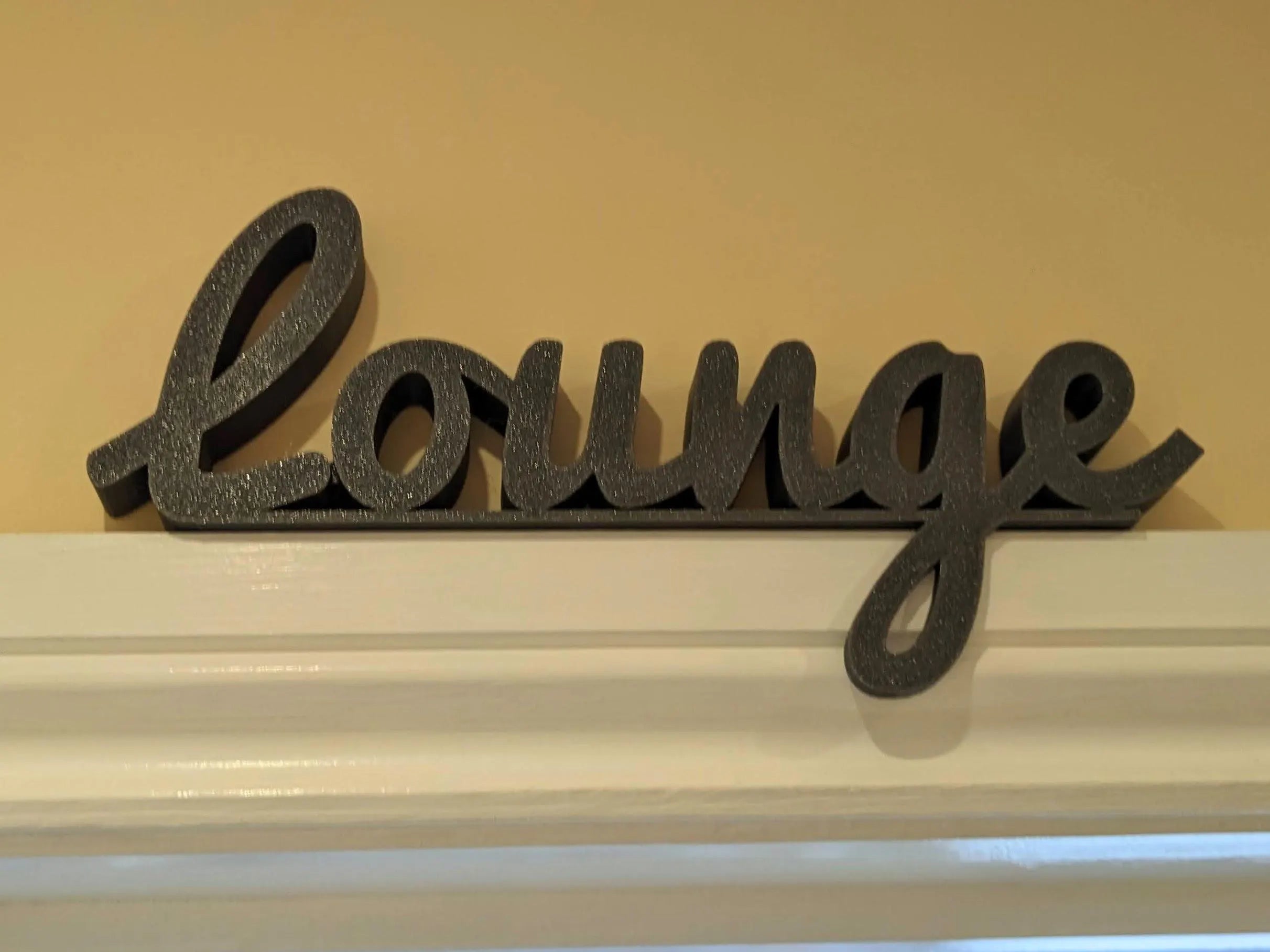 The Lounge Door Sign, Home Lounge Door Sign, Room Door Sign, Door Topper, Custom Door Sign, Lounge Sign, Front Room Door Sign, Living Room