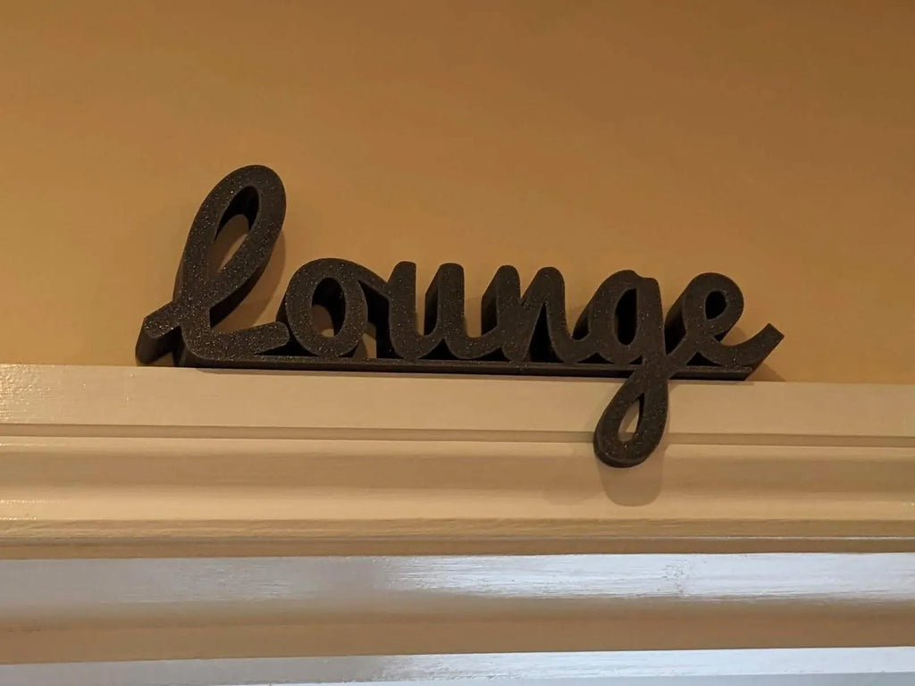 The Lounge Door Sign, Home Lounge Door Sign, Room Door Sign, Door Topper, Custom Door Sign, Lounge Sign, Front Room Door Sign, Living Room