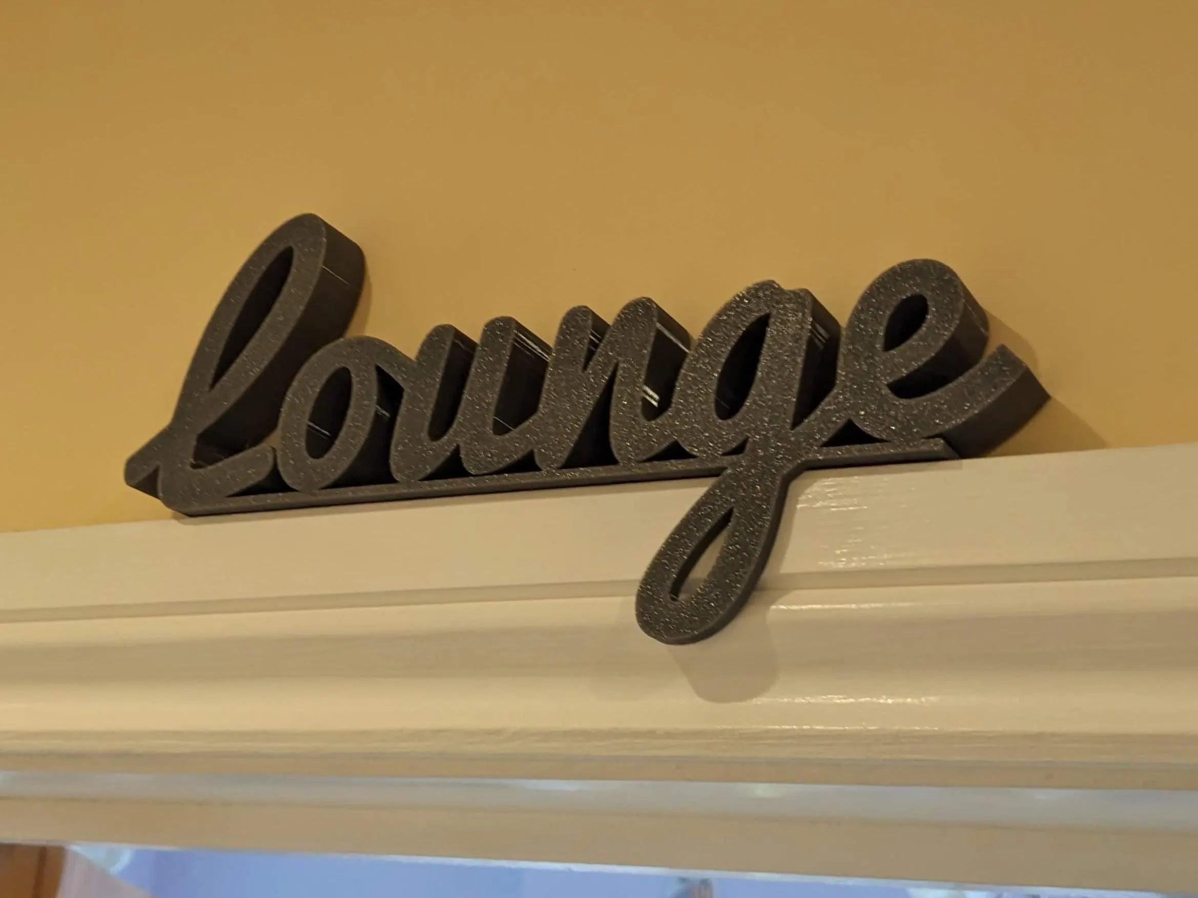 The Lounge Door Sign, Home Lounge Door Sign, Room Door Sign, Door Topper, Custom Door Sign, Lounge Sign, Front Room Door Sign, Living Room