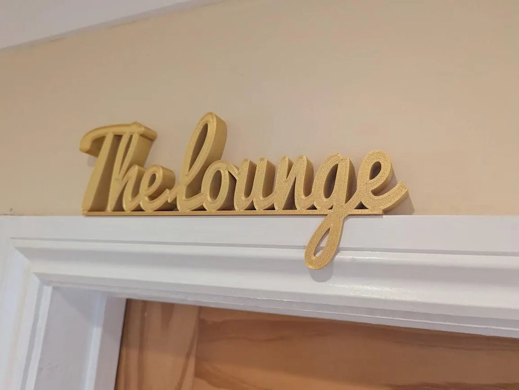 The Lounge Door Sign, Home Lounge Door Sign, Room Door Sign, Door Topper, Custom Door Sign, Lounge Sign, Front Room Door Sign, Living Room