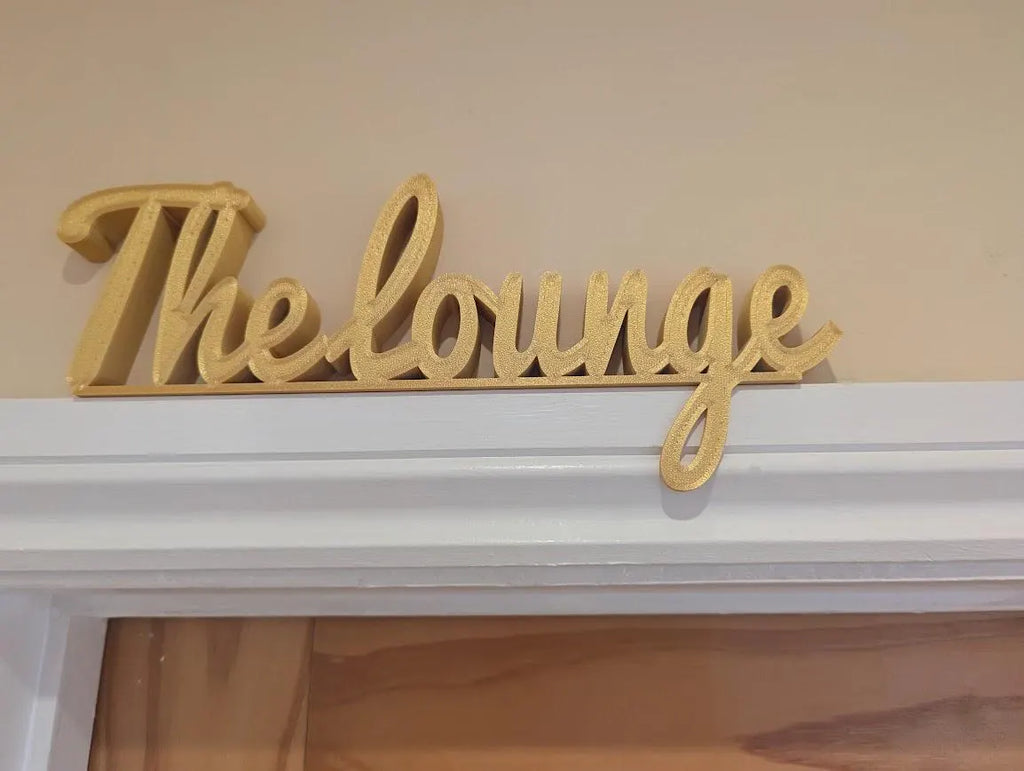 The Lounge Door Sign, Home Lounge Door Sign, Room Door Sign, Door Topper, Custom Door Sign, Lounge Sign, Front Room Door Sign, Living Room