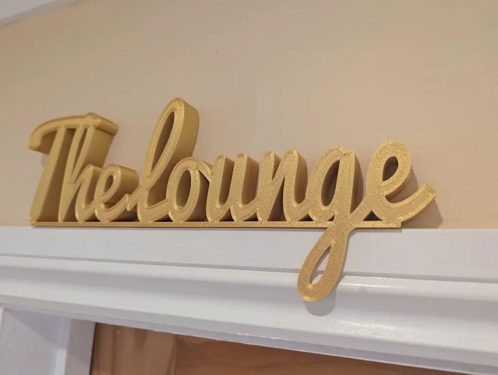 The Lounge Door Sign, Home Lounge Door Sign, Room Door Sign, Door Topper, Custom Door Sign, Lounge Sign, Front Room Door Sign, Living Room