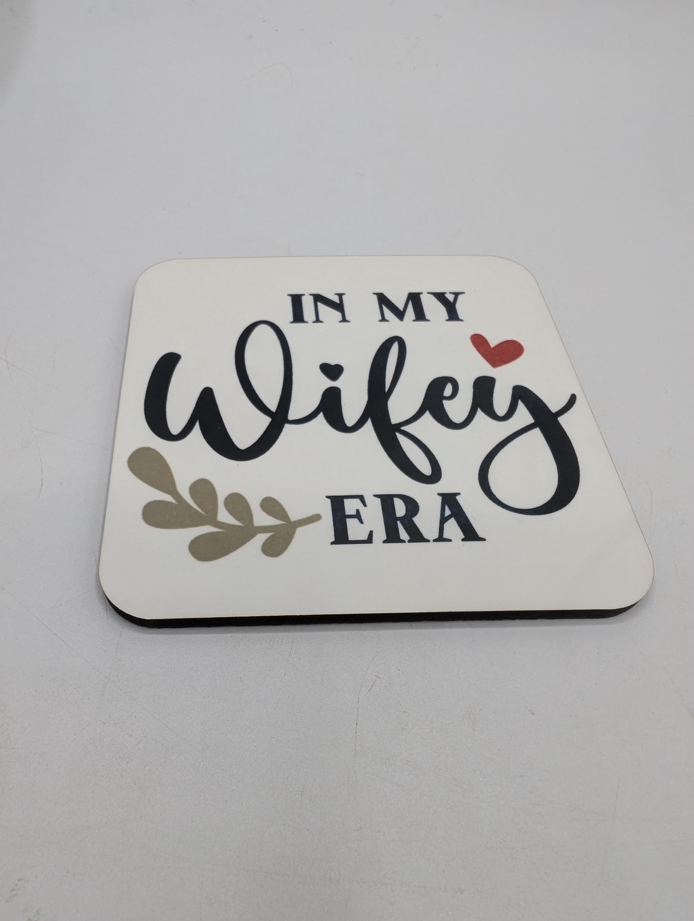 Wifey Era Coaster, Funny Best Friend Gift, Just Married Gift, She Said Yes Gift, Wedding Present Gift, Wifey Mug Present