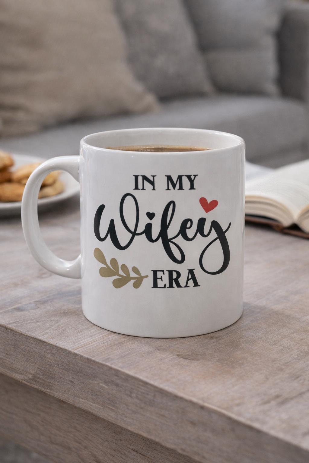 Wifey Era Mug, Funny Best Friend Gift, Just Married Gift, She Said Yes Gift, Wedding Present Gift, Wifey Mug Present