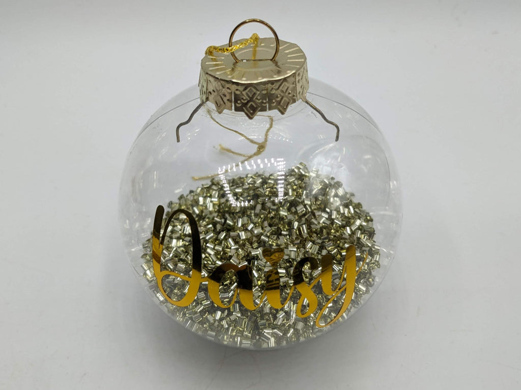 Personalised Christmas Bauble / Memorial Bauble / Tree Personalised Decoration / Name Bauble / Personalised Christmas Ornament Gift / Bauble