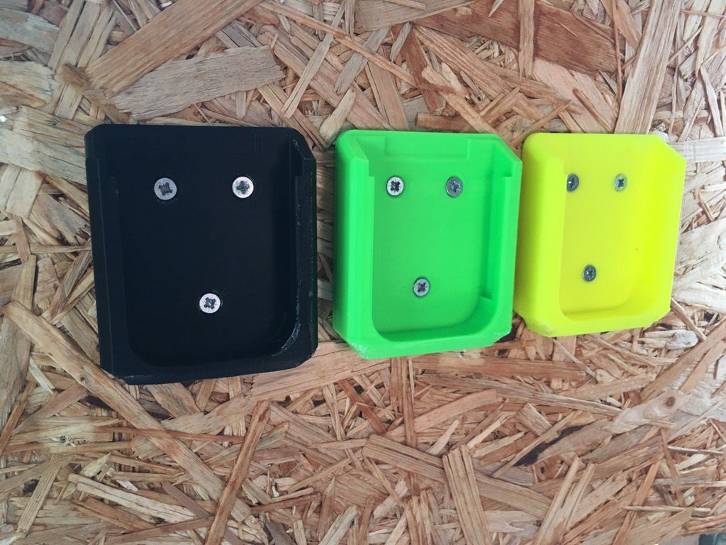 Makita 18v Battery Compatible Battery Storage Holder / Mount for the Shed, Van or Workshop