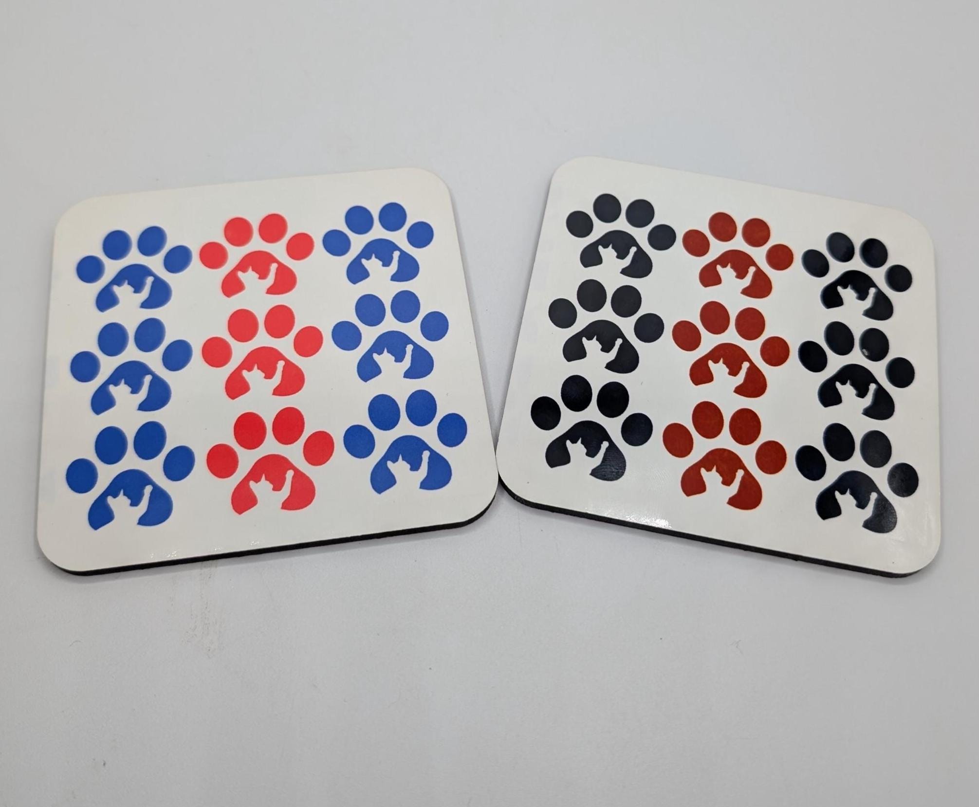 Cat Paw Print Coaster, Cat Lover Gift, Cat Mum Gift, Cat Dad Gift, Animal Coaster, Kitten Owner Gift, Gift for Cat Owner, Cat Paw Shape