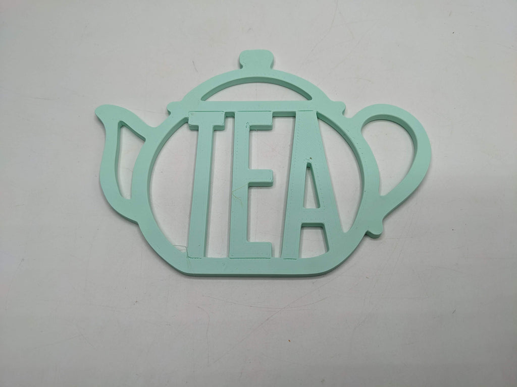 Tea Pot Coaster / Cup Of Tea Coaster / Tea Drink Mat / Pot Of Tea / Tea Lover Gift / Tea Cup Coaster / Home Decor Gift / Tea Pot Shape / Tea