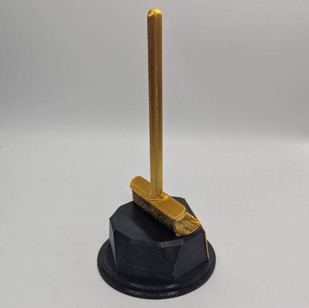 Broom Trophy, Station Sweeper Award, Custom Trophy Gift, Sweeper Trophy, Broom Award, Cleaner Trophy, Cleaner Award, Office Trophy, Broom